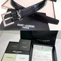 입생로랑 SAINT LAURENT (은장) 은장 버클 (국내배송)