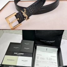 입생로랑 SAINT LAURENT (금장) 금장 버클 (국내배송)