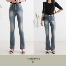 톰브라운 THOM BROWNE 24SS TONE DOWN WASHED SLIM PANTS (국내배송)