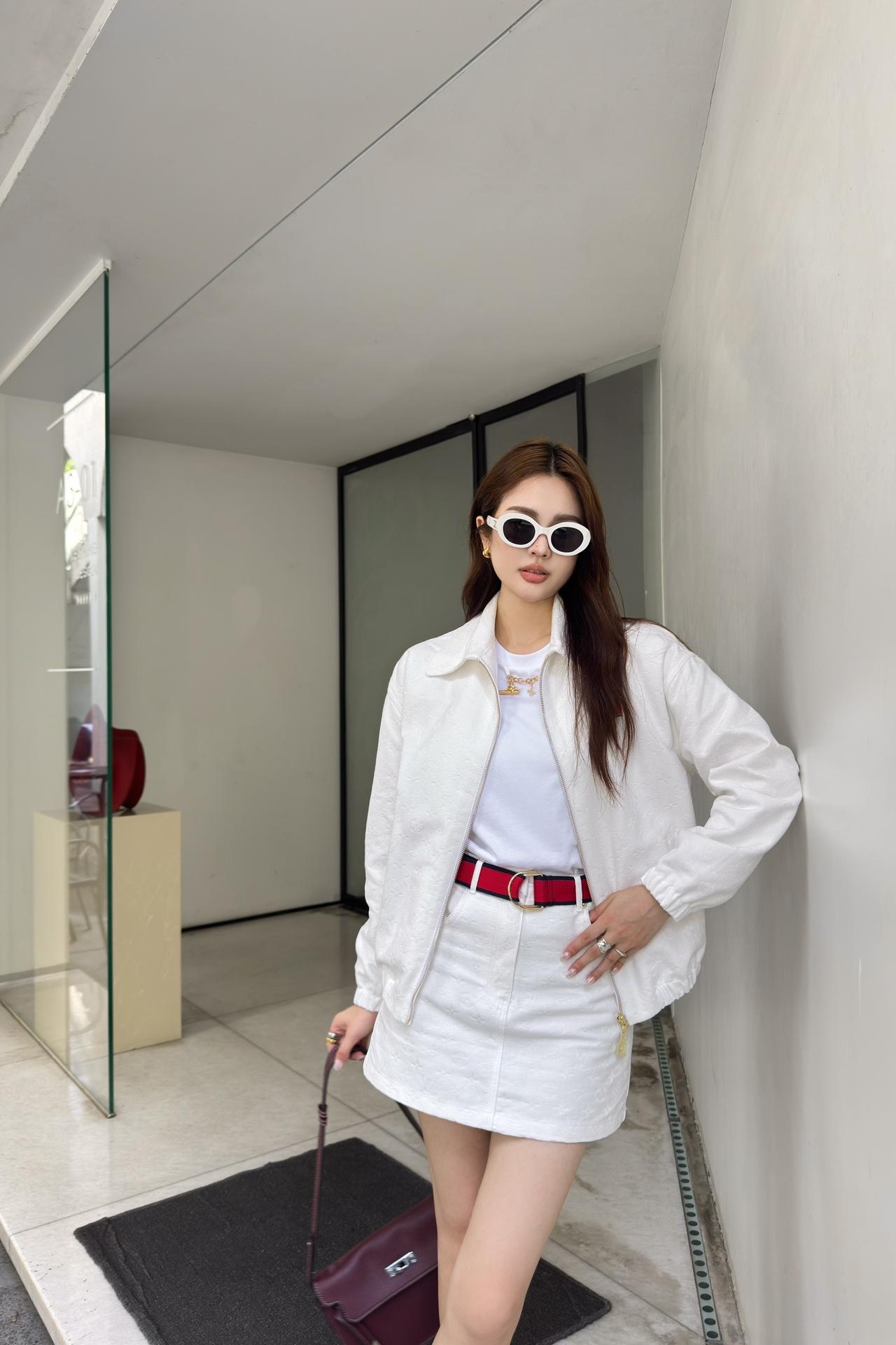 루이비통 데님 스커트 (해외배송)
