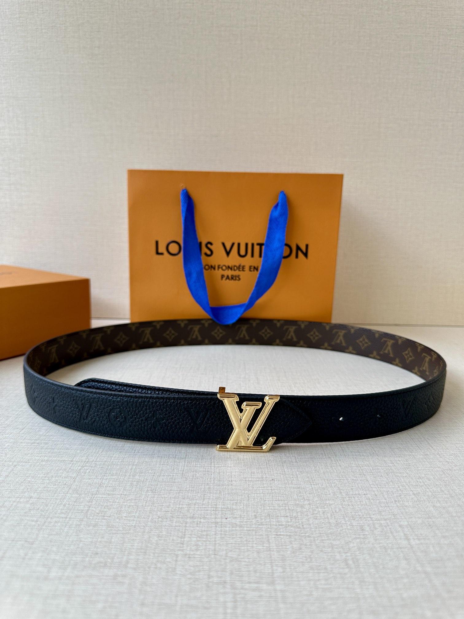 루이비통 LV 플라워그램 양면 벨트 (해외배송)