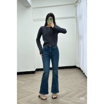 발렌티노 자카드 니트 라운드넥 가디건 (해외배송)