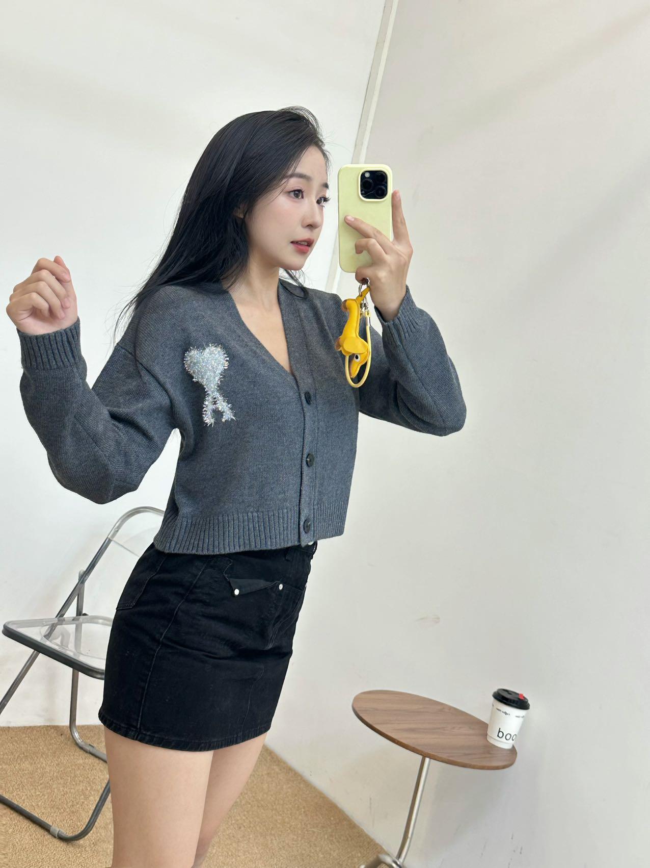 아미 가디건 3컬러 (해외배송)