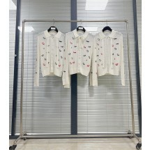 톰브라운 초가을 여성 자수 레이스업 가디건 (해외배송)