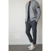스톤아일랜드 울집업 블루종 (국내배송)