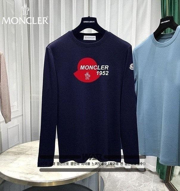 몽클레어 MONCLER 레드 모자 패턴 긴팔 티셔츠 (국내배송)