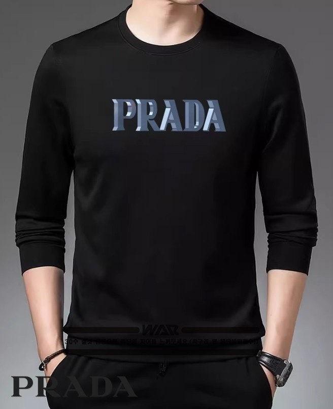 프라다 PRADA 3D 포인트 로고 밍크양기모 티셔츠 (국내배송)