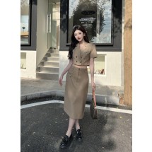 프라다 25SS 신상 수트 재킷+스커트 세트 (해외배송)