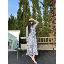 디올 프린트 셔츠 + 스커트 세트 (해외배송)