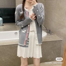톰브라운 여성용 홀로우 자수 강아지 가디건 (해외배송)
