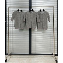 톰브라운 여성용 홀로우 반팔 가디건 (해외배송)