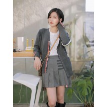 톰브라운 TB 회색 4바 스커트 (해외배송)