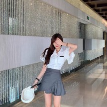 톰브라운 TB 플리츠 스커트 (해외배송)