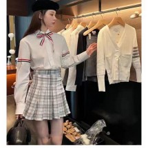 톰브라운 TB 클래식 플레드 스트라이프 슬릿 스커트 (해외배송)