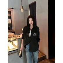 디올 여성 블랙 디올 포인트 셔츠 (국내배송)