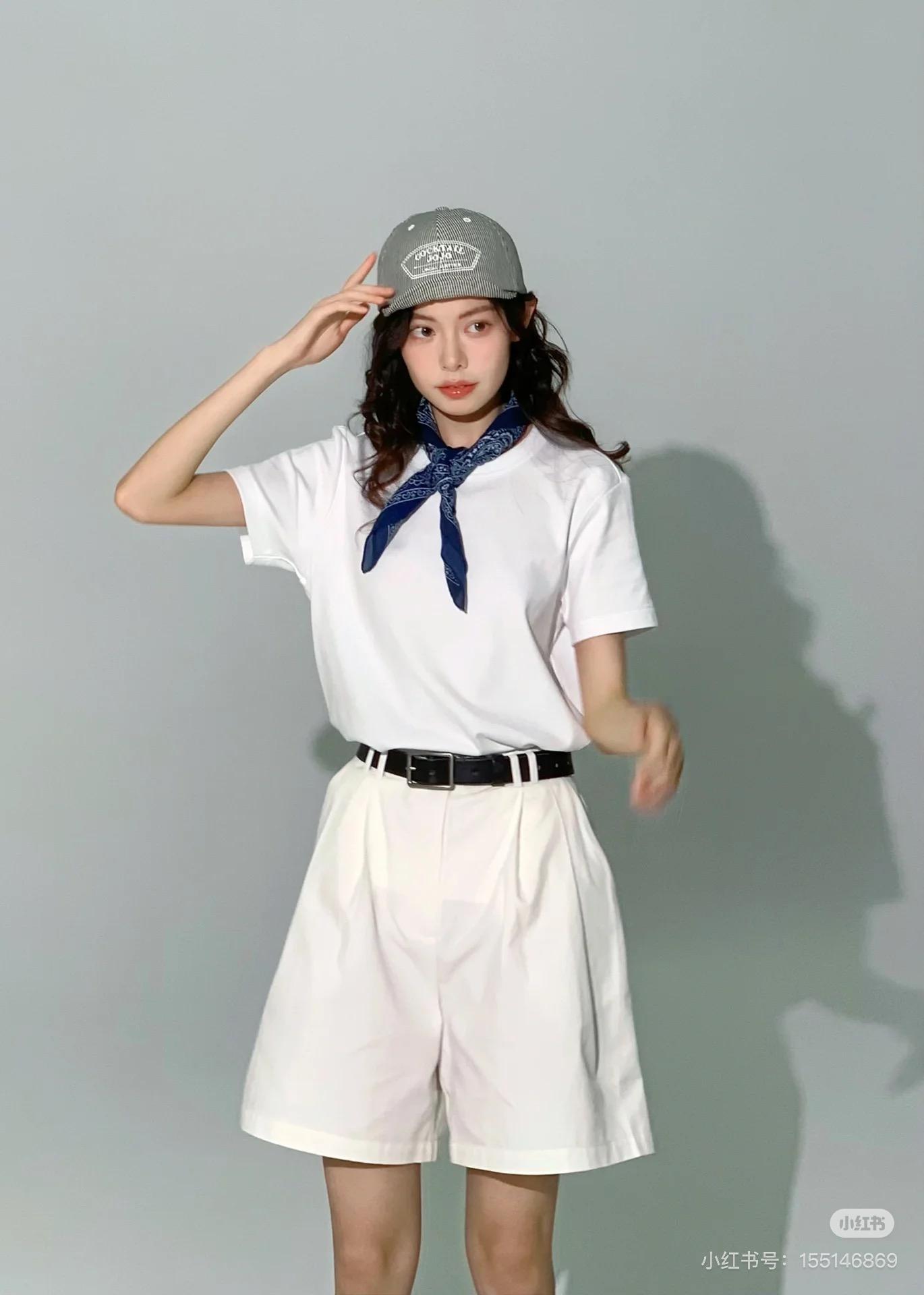 루이비통 실크 스카프 반팔 티셔츠 (해외배송)