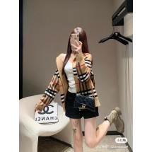 버버리 플레드 양면 니트 카디건 (해외배송)