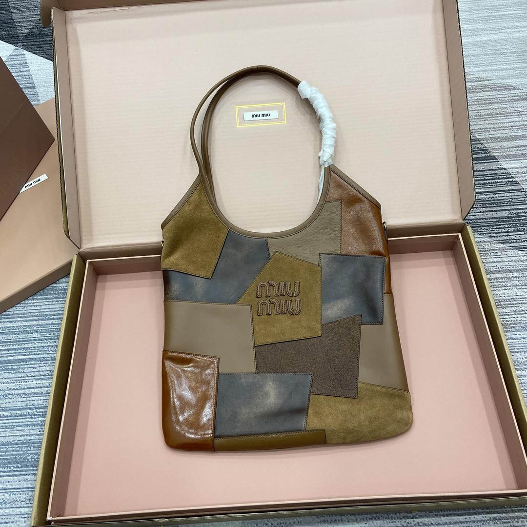 미우미우 가죽 패치워크 백 (해외배송)