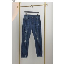 프라다 캣워싱 찢청 슬림 데님 팬츠 (국내배송)