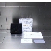 디올 HOMME Oblique 자카드 반지갑  (국내배송)