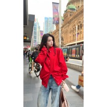 미우미우 자수 레터스 스탠드 칼라 재킷 (해외배송)