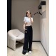 크롬하츠 크로스 산스크리트 프린트 캐주얼 바지 (해외배송)