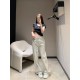 크롬 하트 25ss 신상품 봄 여름 십자가 산스크리트 프린트 드로스트링 청바지 (해외배송)