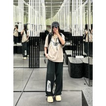 메종마르지엘라 스마일리 페이스 그라데이션 라운드넥 반팔  (해외배송)