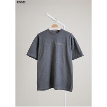 메종마르지엘라 레터링 자수 로고 코튼 저지 티셔츠 (국내배송)