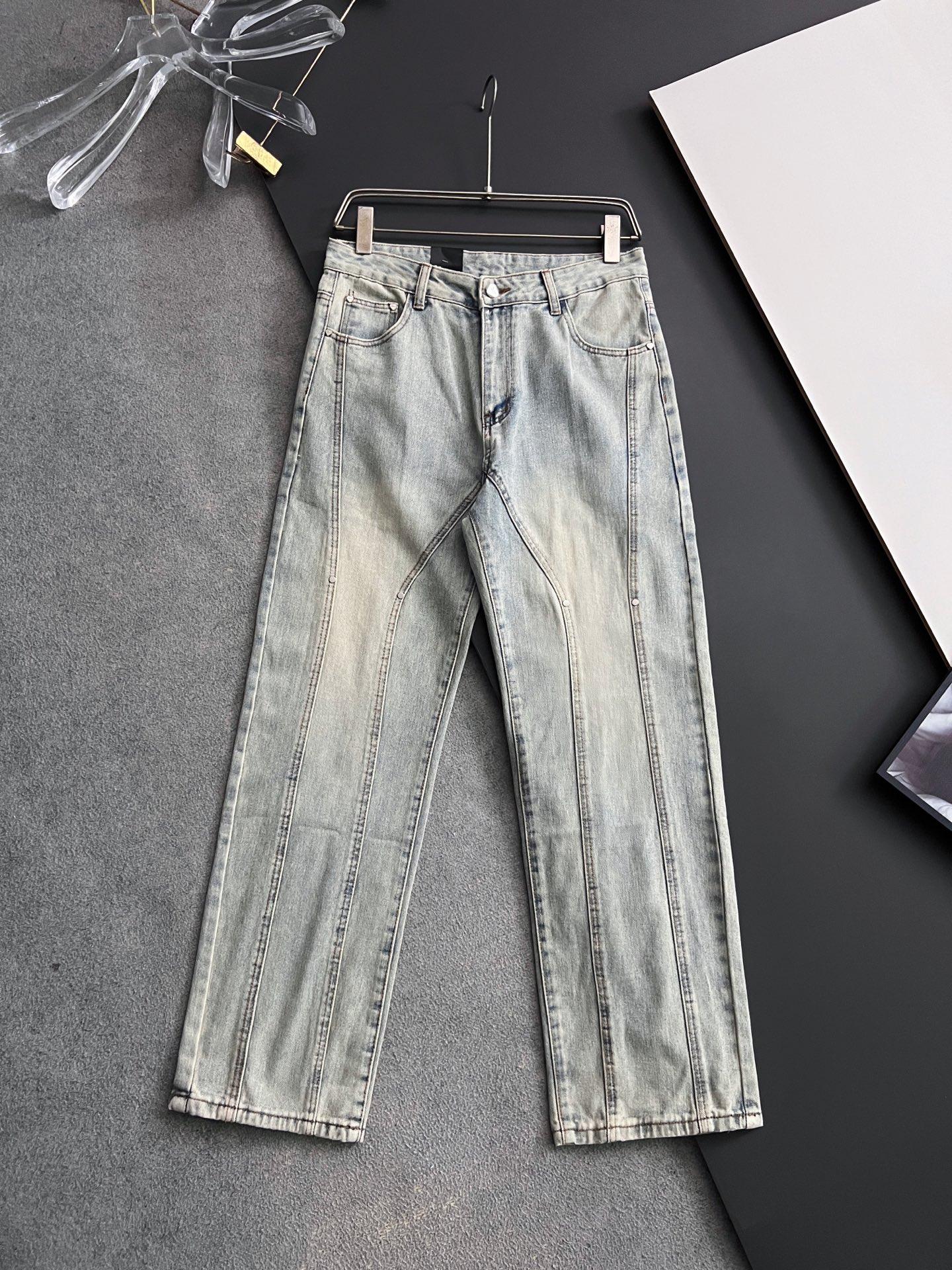 프라다 25SS 신상 블루 데님 코튼 진 (해외배송)