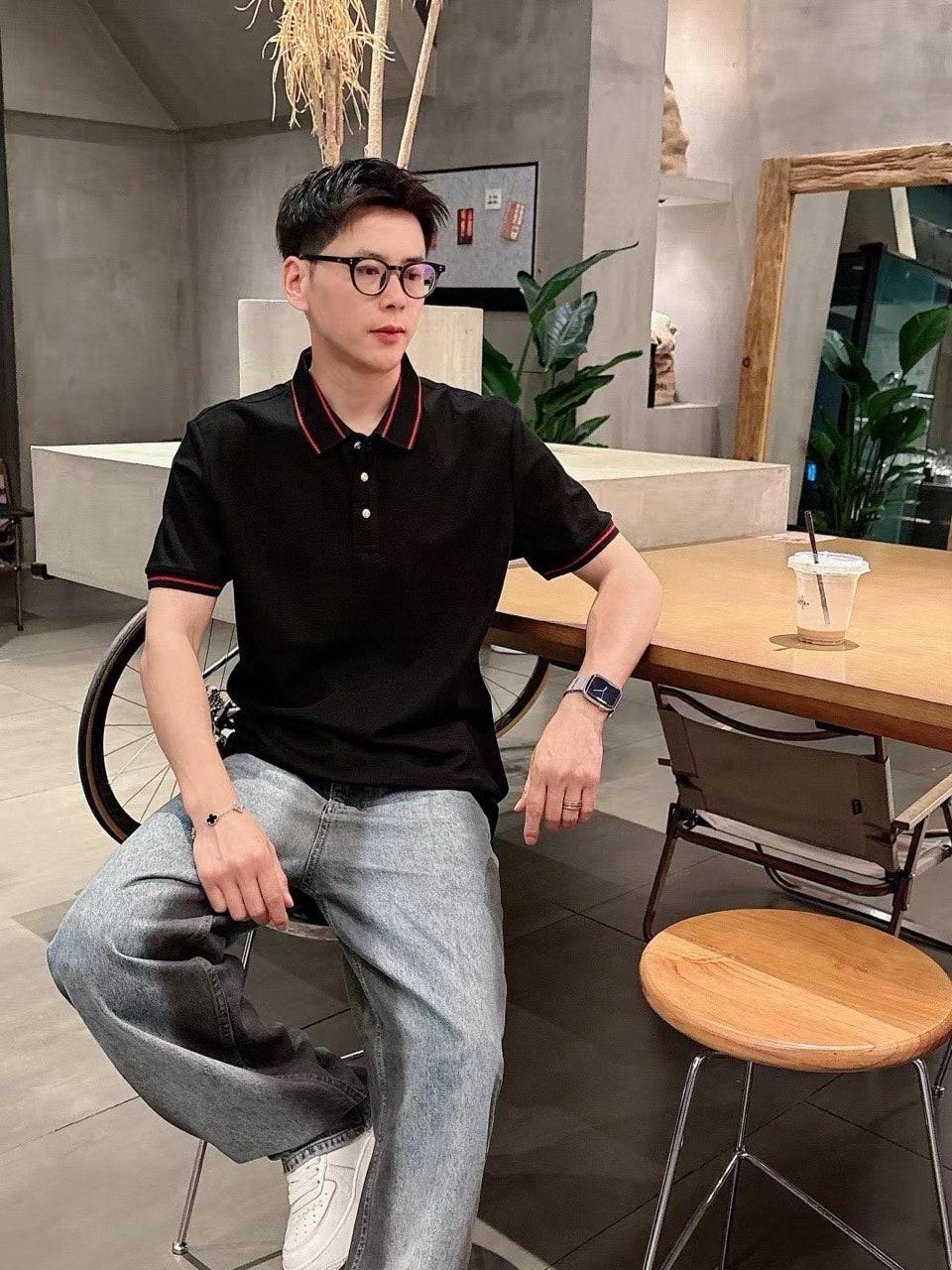 구찌남성 옷깃 반팔 (국내배송)