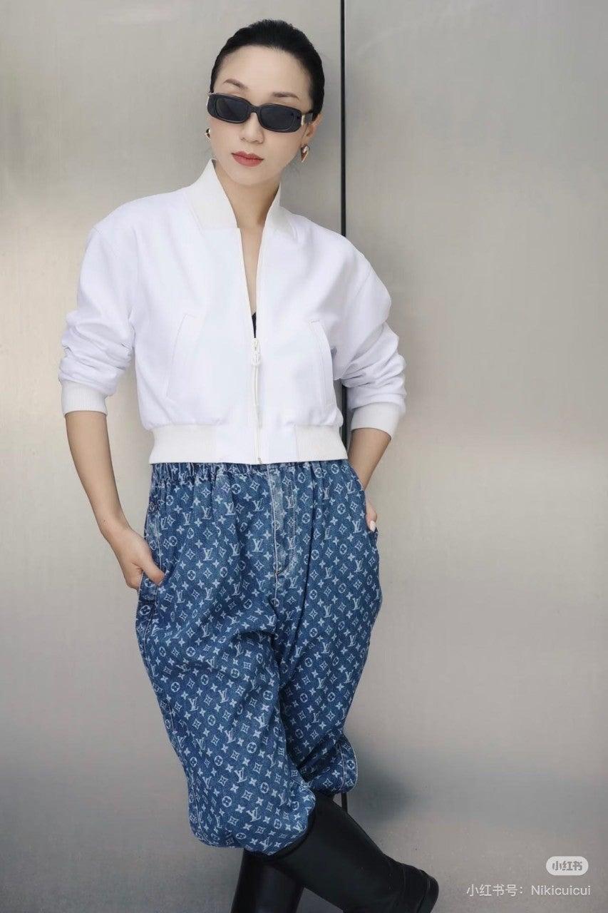 루이비통 플라워 데님 팬츠 (해외배송)