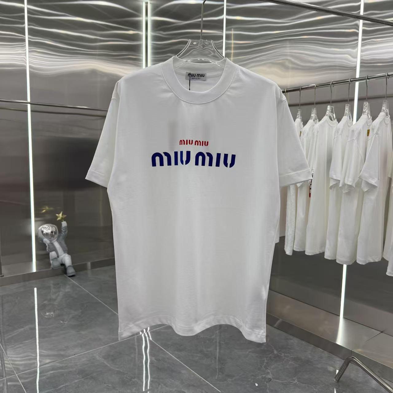 미우미우 라운드넥 반팔 (해외배송)