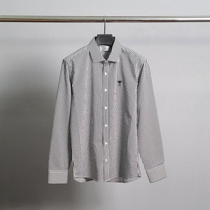 디올 벌자수 스트라이프 셔츠  (국내배송)