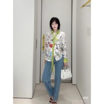 루이비통 플라워 데님 팬츠 (해외배송)