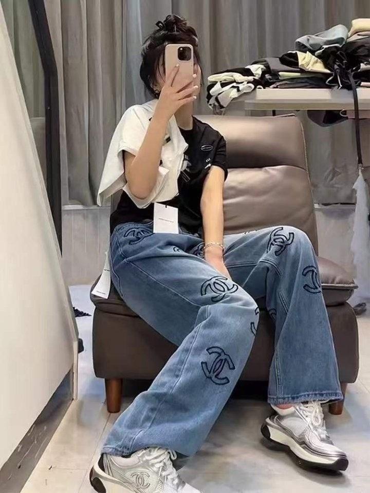 샤넬 점박이로고 청바지 (국내배송)